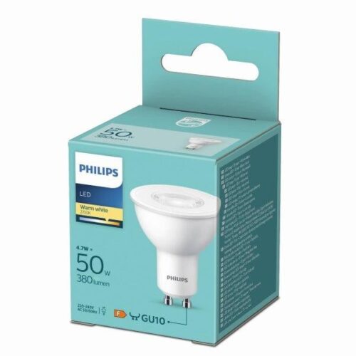 Philips 8719514353947 LED žárovka GU10 | Teplá bílá | 47W