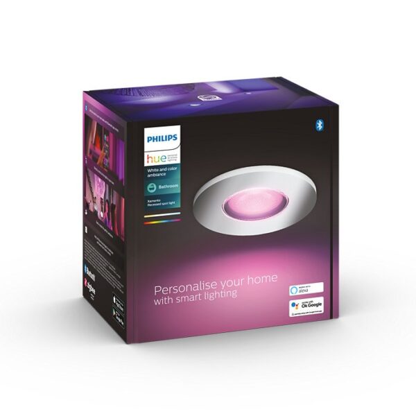 Philips Hue 8719514355347 Xamento Smart LED Vnitřní osvětlení | Variabilní | Chrom | Kov | 5,7W