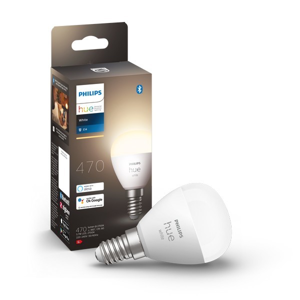 Philips Hue 8719514356696 Smart LED Smart žárovka E14 | Teplá bílá | 5,7W