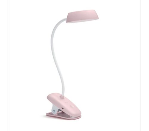 Philips 8719514396876 Donutclip LED stolní lampička | Teplá bílá | Růžová | 3W