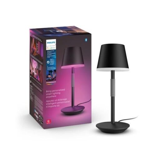 Philips Hue 8719514404595 Go Smart LED Dotyková stolní lampa | Variabilní | Černá | 6,2W