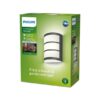 Philips 8719514417618 Python LED Nástěnné venkovní světlo | Teplá bílá | Černá | 6W