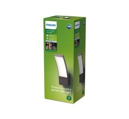 Philips 8719514417694 Splay LED Nástěnné venkovní světlo | Teplá bílá | Černá | 12W