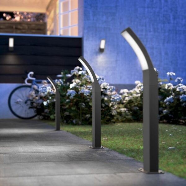 Philips 8719514417779 Splay LED Zahradní sloupkové světlo | Teplá bílá | Černá | 12W