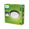 Philips 8719514417878 Doris LED Stropní venkovní světlo | Teplá bílá | Černá | 6W