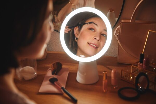 Philips 8719514420472 Mirror LED Dotyková stolní lampa | Variabilní | Bílá | 4,5W