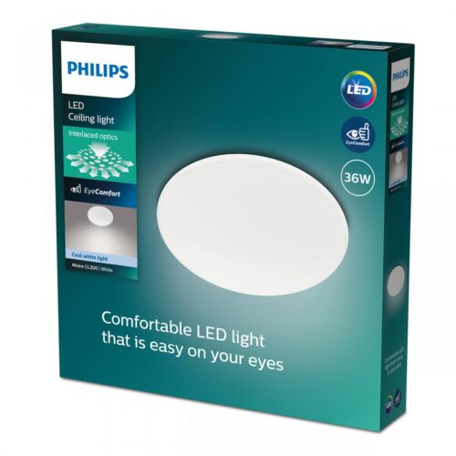 Philips 8719514431720 Moire LED stropní svítidlo | Teplá bílá | Bílá | 36W