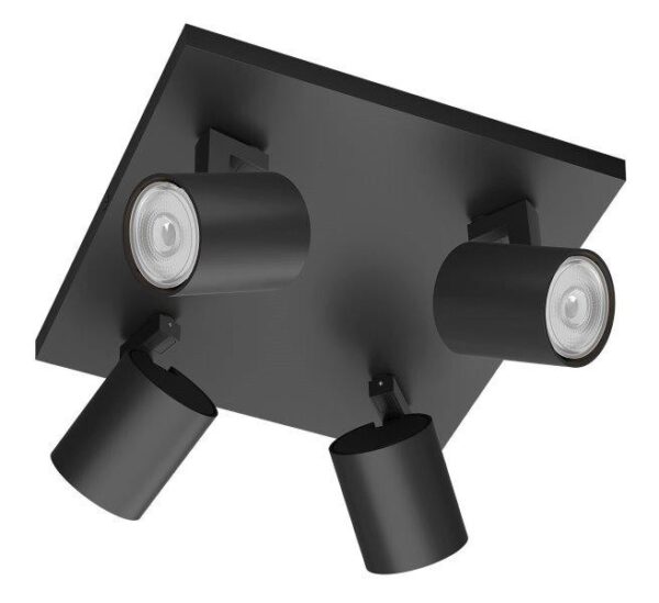 Philips 8719514435353 Runner Přisazené stropní svítidlo | GU10 | Černá