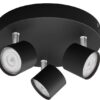 Philips 8719514435414 Star LED Přisazené stropní svítidlo | Teplá bílá | Černá | 3x4,5W