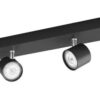 Philips 8719514435438 Star LED bodové svítidlo | Teplá bílá | Černá | 4x4,5W