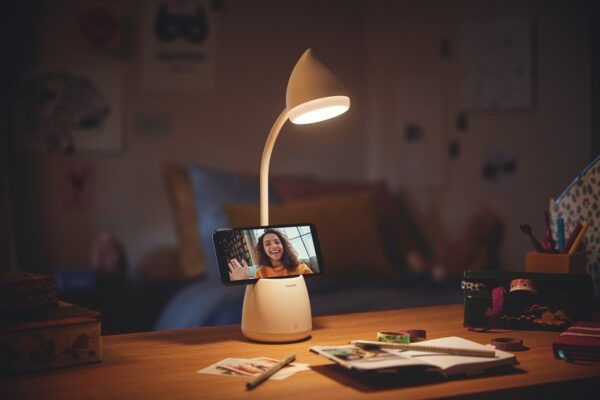 Philips 8719514443778 Hat LED Stmívatelná stojací lampa | Variabilní | Bílá | 4W