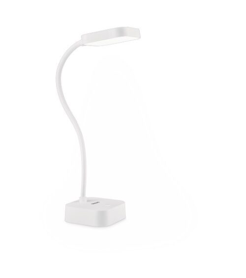 Philips 8719514443815 Rock LED Dotyková stolní lampa | Studená bílá | Bílá | 5W