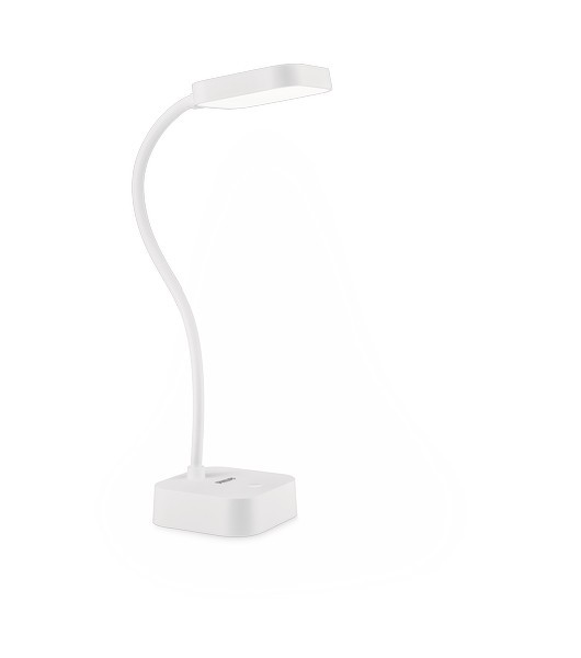 Philips 8719514443815 Rock LED Dotyková stolní lampa | Studená bílá | Bílá | 5W
