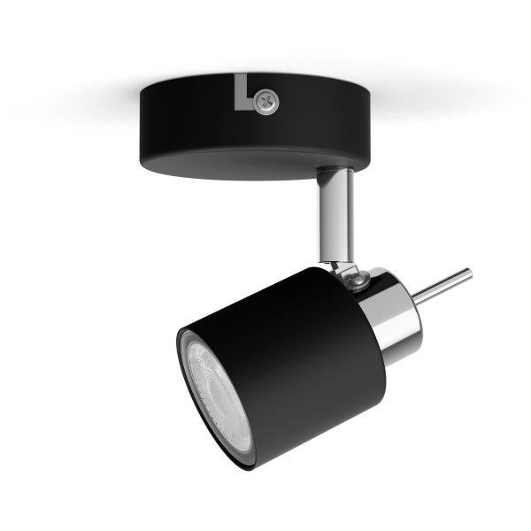 Philips 8719514465374 Meranti Přisazené stropní svítidlo | GU10 | Černá