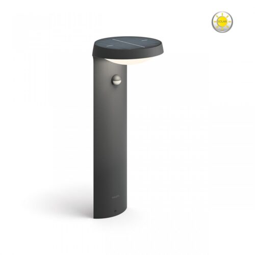 Philips 8719514476936 Tyla LED Zahradní sloupkové světlo | Teplá bílá | Černá | 1,2W