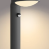 Philips 8719514476936 Tyla LED Zahradní sloupkové světlo | Teplá bílá | Černá | 1,2W