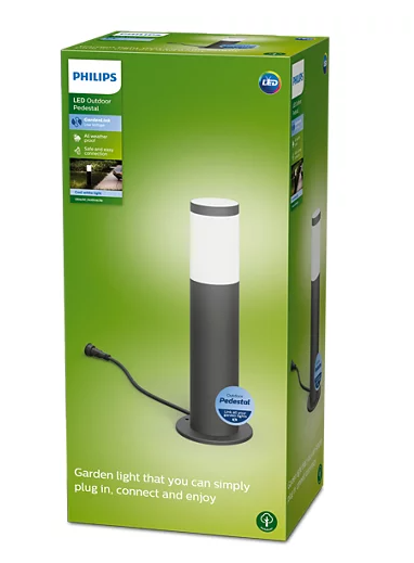 Philips 8719514477155 Gardenlink LED Zahradní sloupkové světlo | Přírodní bílá | Černá | 6W
