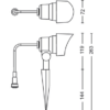 Philips 8719514477216 Gardenlink LED Zahradní sloupkové světlo | Teplá bílá | Černá | 24W | 10