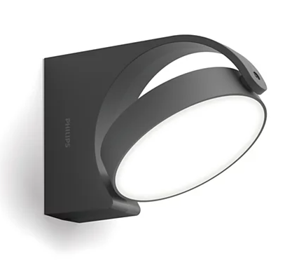 Philips 8719514477254 Mimosa LED Nástěnné venkovní světlo | Teplá bílá | Černá | 7W