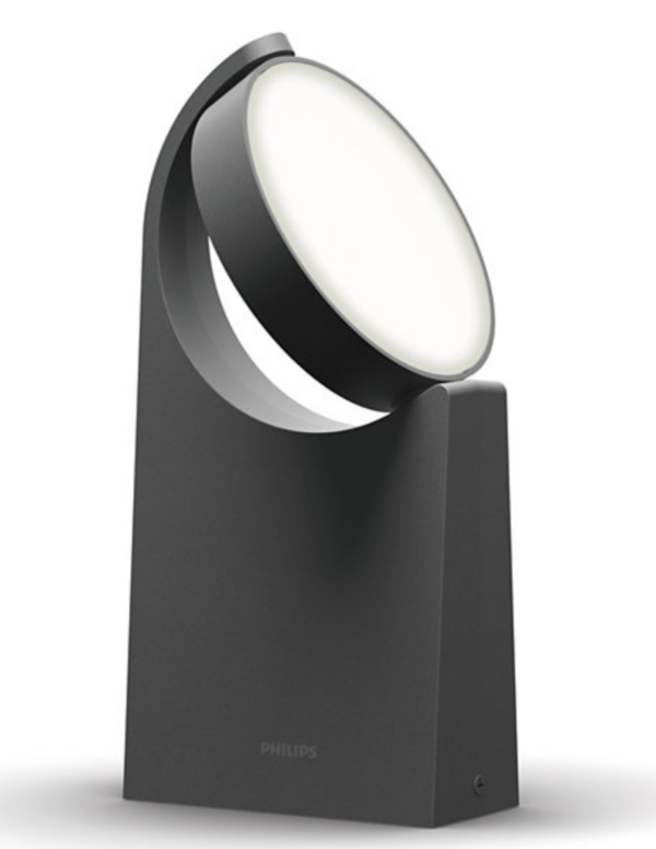 Philips 8719514477292 Mimosa LED Zahradní sloupkové světlo | Teplá bílá | Černá | 7W