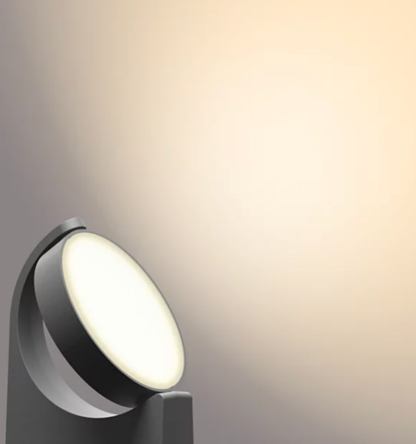 Philips 8719514477292 Mimosa LED Zahradní sloupkové světlo | Teplá bílá | Černá | 7W