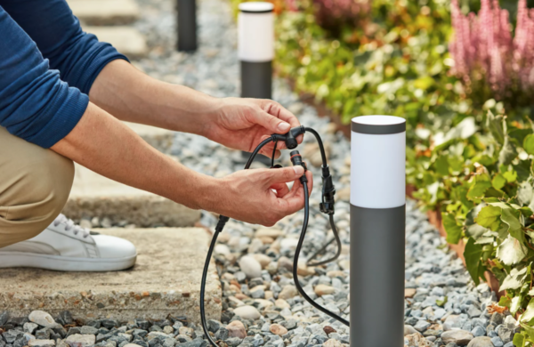 Philips 8719514477377 Gardenlink LED Zahradní sloupkové světlo | Teplá bílá | Černá | 3x24W
