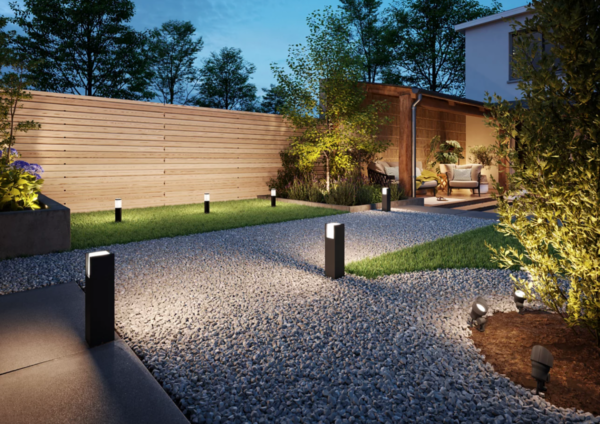 Philips 8719514477377 Gardenlink LED Zahradní sloupkové světlo | Teplá bílá | Černá | 3x24W