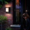 Philips 8719514490222 Arbour LED Nástěnné venkovní světlo | Teplá bílá | Černá | 3,8W