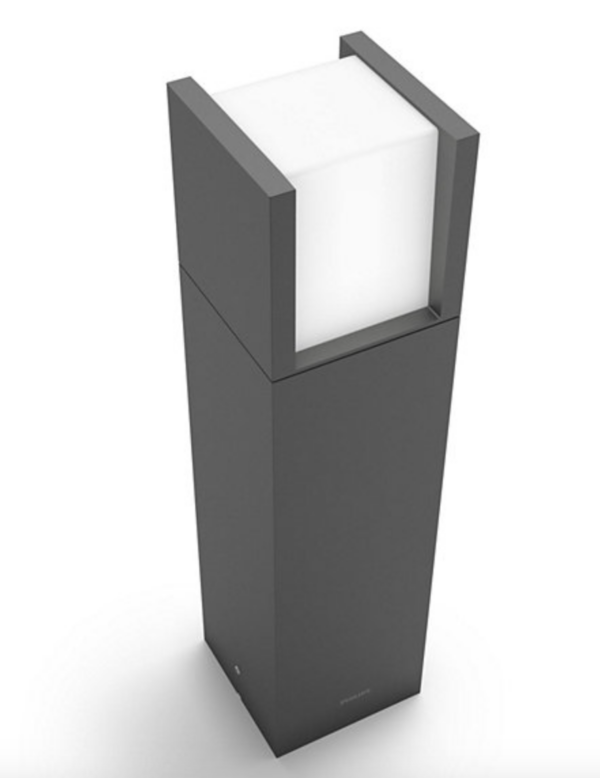 Philips 8719514490246 Arbour LED Zahradní sloupkové světlo | Teplá bílá | Černá | 3,8W