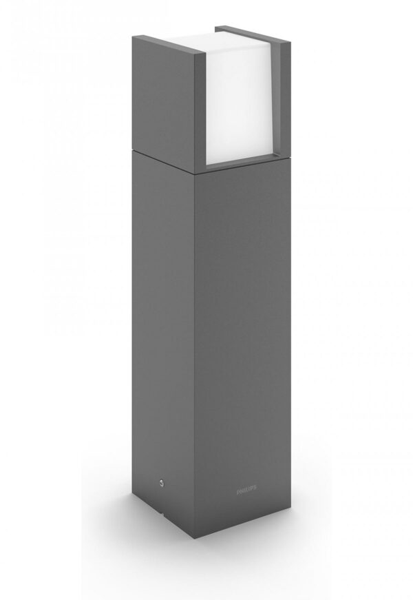 Philips 8719514490246 Arbour LED Zahradní sloupkové světlo | Teplá bílá | Černá | 3,8W