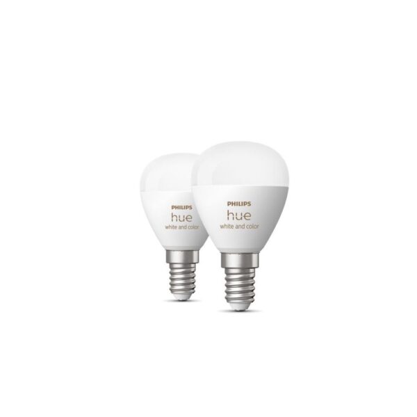 Philips Hue 8719514491281 Smart LED žárovka | E14 | RGB | Variabilní | 5,1W | Bílá