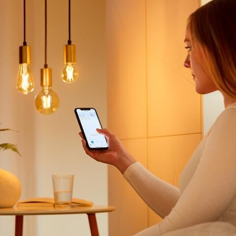 Philips 8719514551077 Smart LED Smart žárovka E27 | Variabilní | 7W | Žlutá