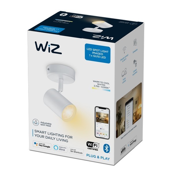 WiZ 8719514551756 Tunable Smart LED bodové svítidlo | Variabilní | 5W | Bílá