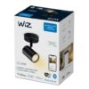 WiZ 8719514551817 Tunable Smart LED bodové svítidlo | Variabilní | 5W | Černá