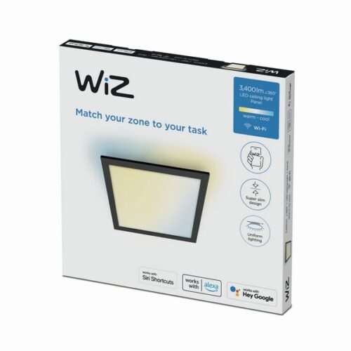 WiZ 8719514554870 Tunable Smart LED stropní svítidlo | Variabilní | 36W | Černá