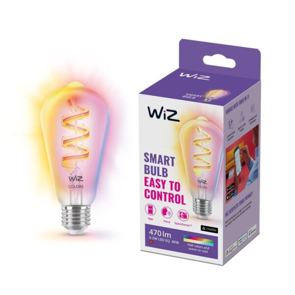 Philips 8720169072213 Smart LED Smart žárovka E27 | RGB | Variabilní | 6,3W
