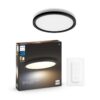 Philips Hue 8720169159075 Aurelle Smart LED Přisazené stropní svítidlo | Variabilní | 21W | Černá