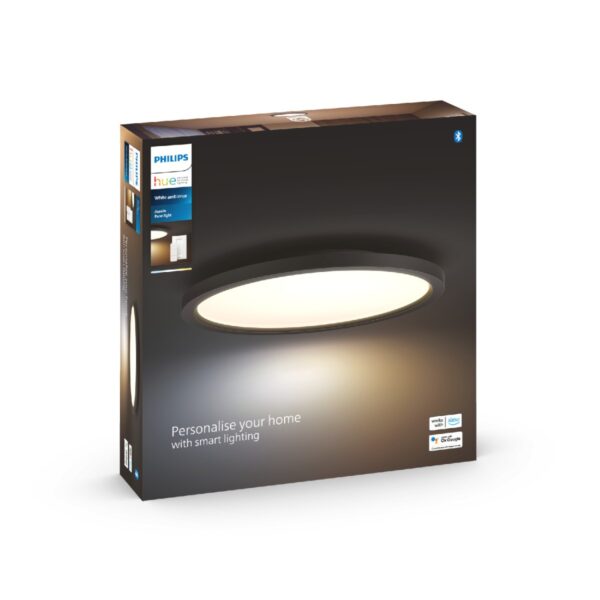 Philips Hue 8720169159075 Aurelle Smart LED Přisazené stropní svítidlo | Variabilní | 21W | Černá