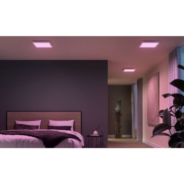 Philips Hue 8720169159136 Surimu Smart LED stropní svítidlo | Teplá bílá | 25W | Bílá