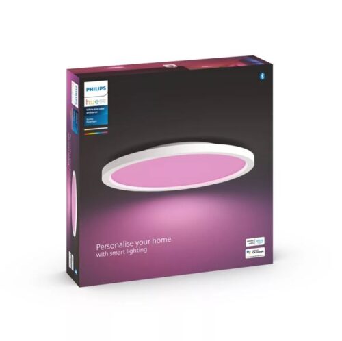 Philips Hue 8720169159198 Surimu Smart LED stropní svítidlo | Teplá bílá | 40W | Bílá