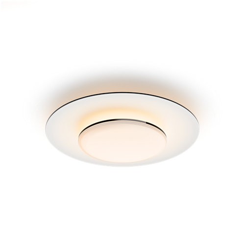 Philips 8720169195196 Garnet LED Přisazené stropní svítidlo | Teplá bílá | 30W | Černá