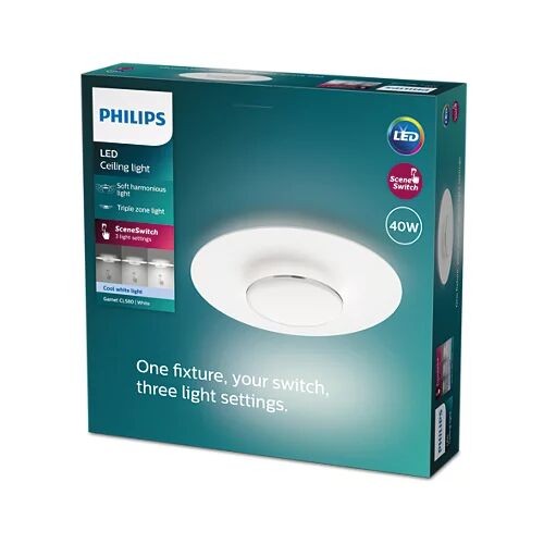 Philips 8720169195295 Garnet LED Přisazené stropní svítidlo | Přírodní bílá | 40W | Bílá