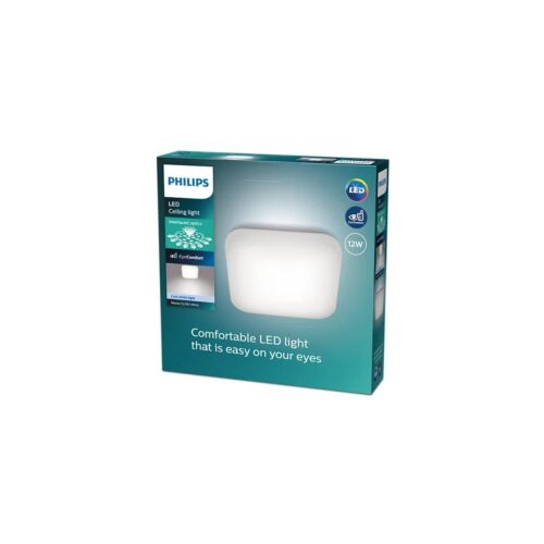 Philips 8720169195479 Mauwe LED Přisazené stropní svítidlo | Přírodní bílá | 12W | Bílá