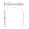 Philips 8720169195493 Mauwe LED Přisazené stropní svítidlo | Teplá bílá | 24W | Bílá