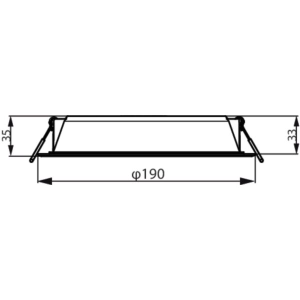 Philips 8720169231009 Meson LED Zápustné osvětlení | Studená bílá | 20W | Bílá