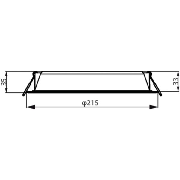 Philips 8720169231061 Meson LED Zápustné osvětlení | Studená bílá | 23,5W | Bílá