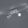 Trio 873110407 Narcos LED bodové svítidlo | Teplá bílá | 4x6W | Kov | Nikl