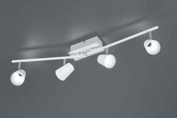 Trio 873110431 Narcos LED bodové svítidlo | Teplá bílá | 4X4W | Bílá