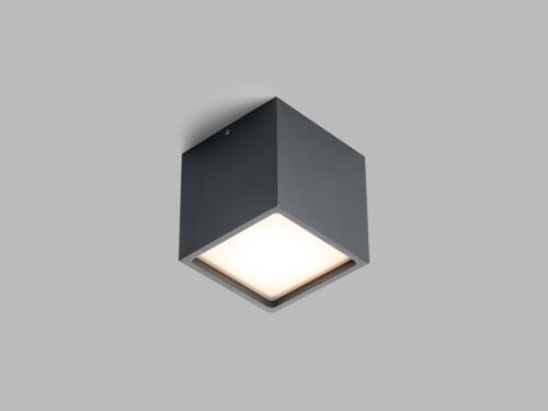 LED2 5111134 Cube LED Stropní venkovní světlo | Teplá bílá | Černá | 12W