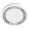 Eglo 90099108 Ruidera LED stropní svítidlo | Teplá bílá | Bílá | Kov | Stříbrná | 22W